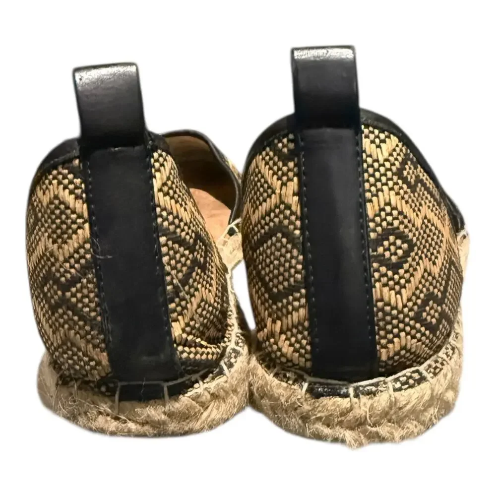 Seychelles Women’s Brown Black Slip On Espadrilles Size 10